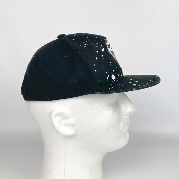 Star Wars Boys Black Vader Tie Fighter White Dots Strap Back Baseball Hat Cap - Picture 4 of 12